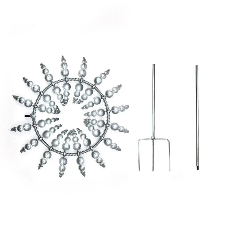 Avelena | Einzigartiger Solarbetriebener Kinetischer Metall Windmühlen Spinner - Magische Windkollektoren für Patio, Garten, Rasen Außen Dekoration