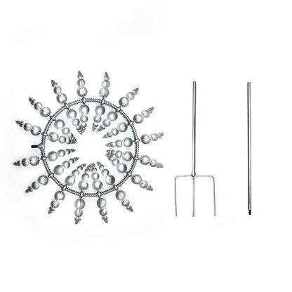 Avelena | Einzigartiger Solarbetriebener Kinetischer Metall Windmühlen Spinner - Magische Windkollektoren für Patio, Garten, Rasen Außen Dekoration