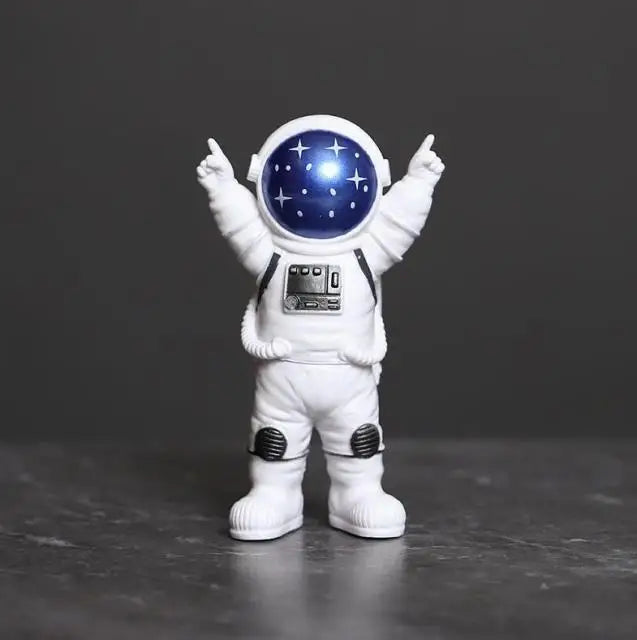 Avelena | Harz-Astronaut-Figur Statue Raumfahrer Skulptur Pädagogisches Spielzeug Schreibtisch-Dekoration Astronaut-Modell Für Kinder Geschenk