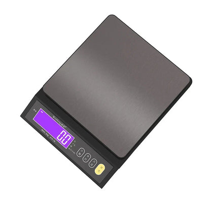 Avelena | 5 kg/0,1 g und 10 kg/1 g digitale elektronische Küchenwaage, LCD-Display, voll wasserdichtes Edelstahl-Waagetool zum Backen