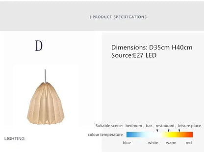 Avelena | Elegante von Origami inspirierte Papierlaterne