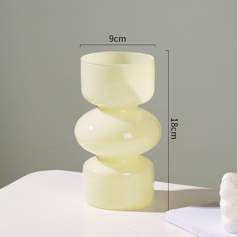 Avelena | Glas Tier Vase - Mehrfarben