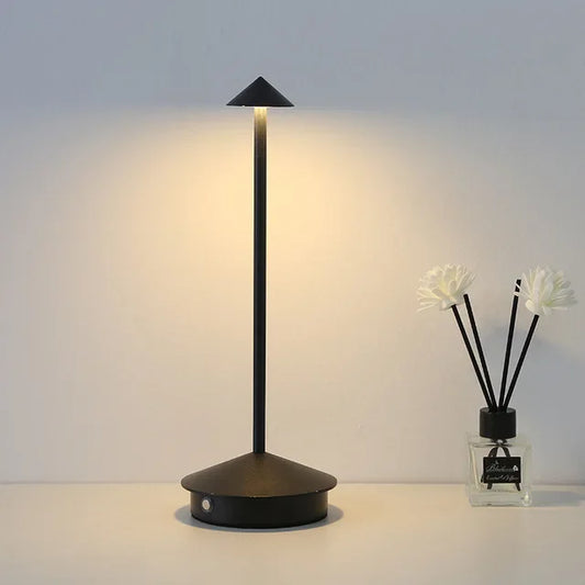 Avelena | Wiederaufladbare Tischlampe Kreative Esszimmer Touch Led Hotel Bar Kaffee Pina Pro Tischlampe Lampada Da Tavolo Dekorative Schreibtischlampe