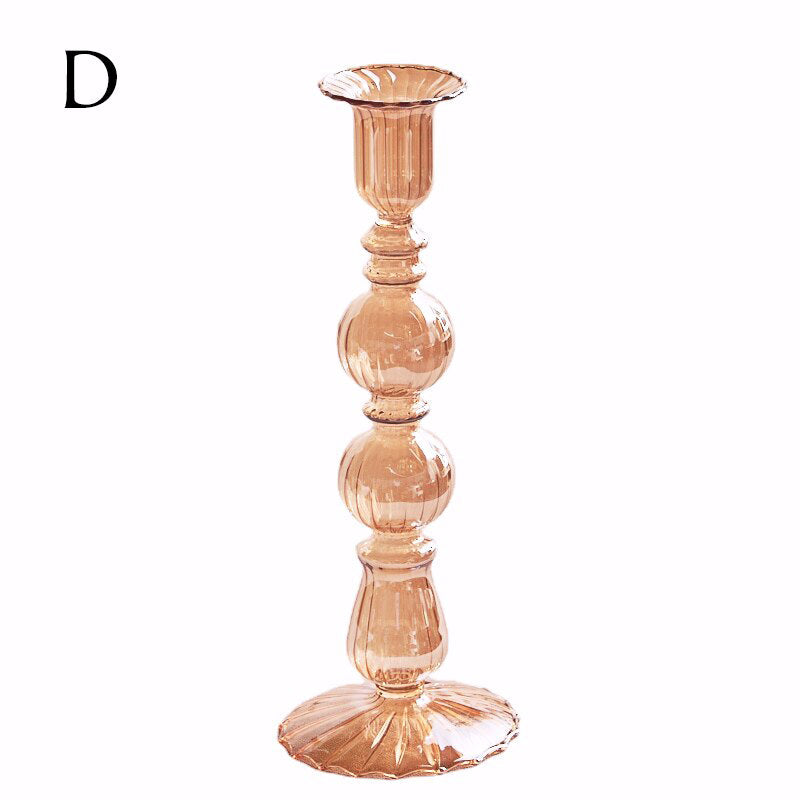 Avelena | Glas Kerzenhalter Amber