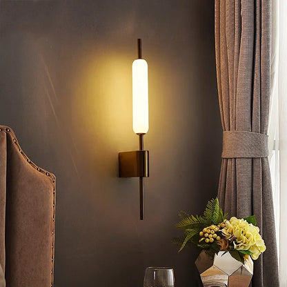 Avelena | AuraGold – Elegante Gold Wandlampe für LED-Beleuchtung