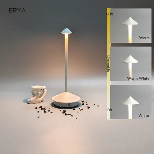 Avelena | Wiederaufladbare Tischlampe Kreative Esszimmer Touch Led Pina pro Tischlampe Hotel Bar Kaffee Schreibtischlampe Dekorative Schreibtischlampe