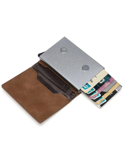 Avelena | Rfid Pu Leder Geldbörse Herren Anti-Magnetisch Organizer Geldbörse