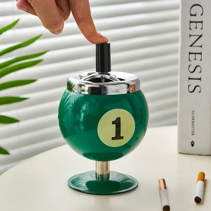 Avelena | Metall Billard Aschenbecher