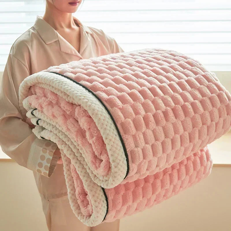 Avelena | TurtleVelvet | Herbstliche Flanell-Decke