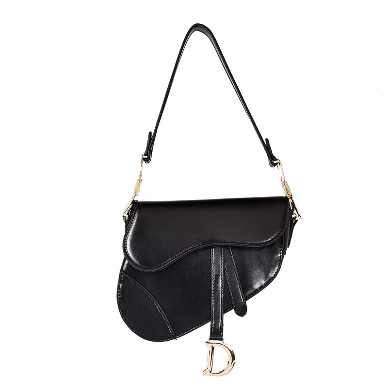 Avelena | Luxuriöse Damen Schultertasche Exklusive Pu Leder Satteltasche