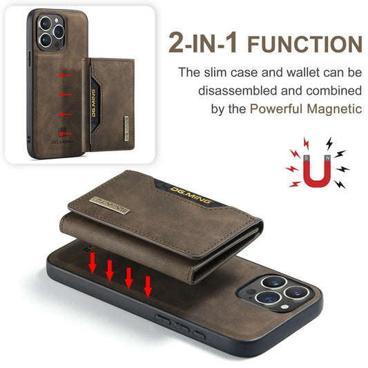Avelena | 2-in-1-iPhone-Hülle mit abnehmbarer Brieftasche