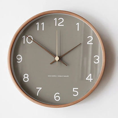Avelena | TranscendTime | Wanduhr aus Holz und Glas
