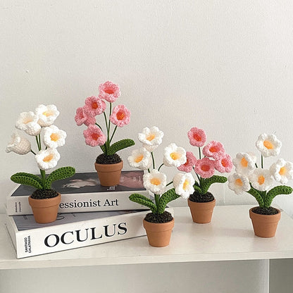 Avelena | Handgefertigte Häkelblumentopfdekoration