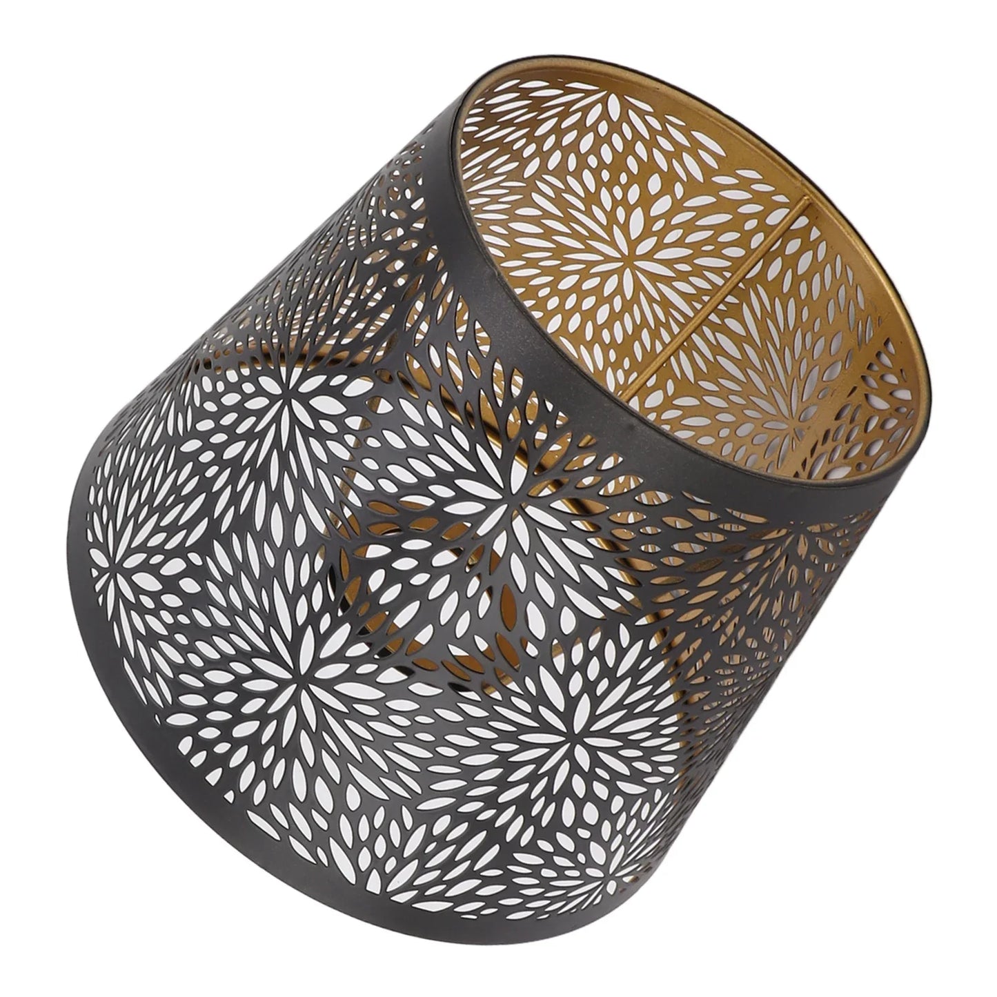 Avelena | Metall-Lampenschirm mit Goldmuster