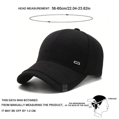 Avelena | Unisex Verstellbare Baseballkappen Platzierung Silber Schnalle Marke Casual Outdoor Sonnenschutz Hut
