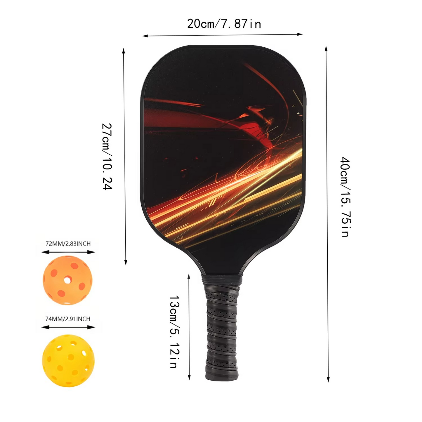 Avelena | USAPA genehmigtes Graphit Pickleball Paddle Set für Outdoor-Spiel