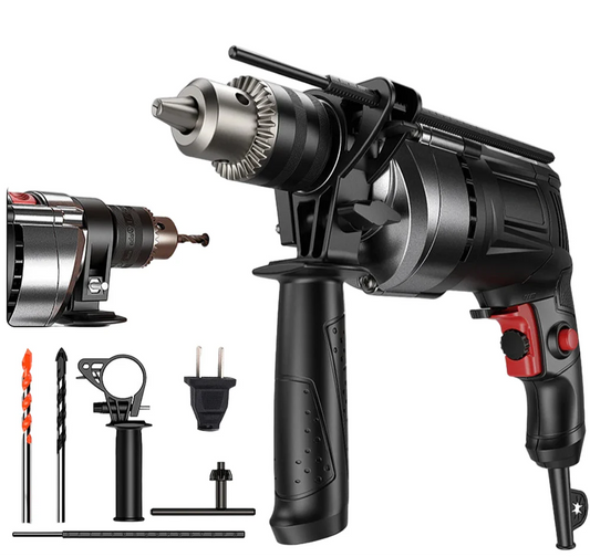 Avelena | 780W Elektrischer Hammer & Bohrer mit variabler Geschwindigkeit – DrillForce
