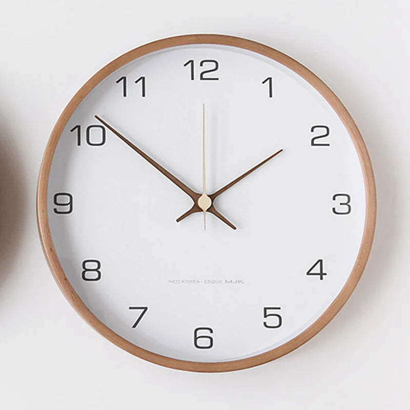 Avelena | Wanduhr aus Holz und Glas