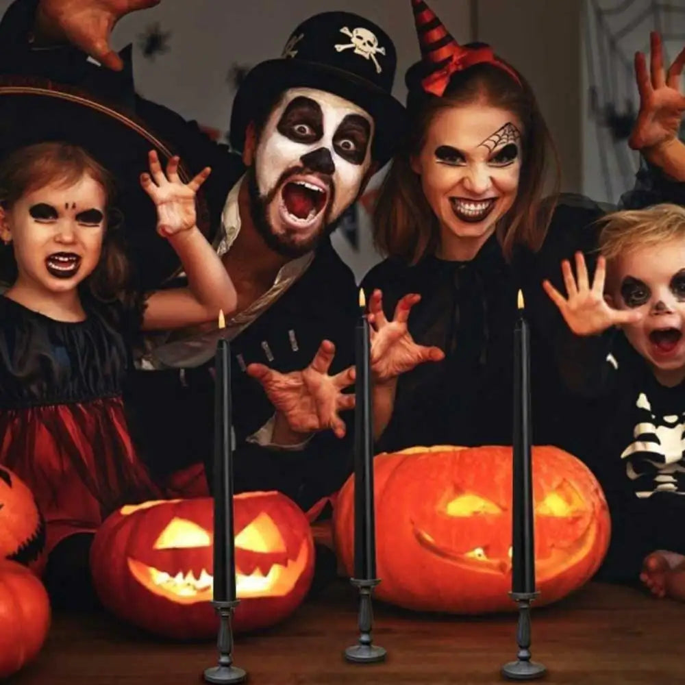 Avelena | Frendorf - Schwarze LED-Teelichter ohne Flamme mit Fernbedienung für eine unvergessliche Atmosphäre