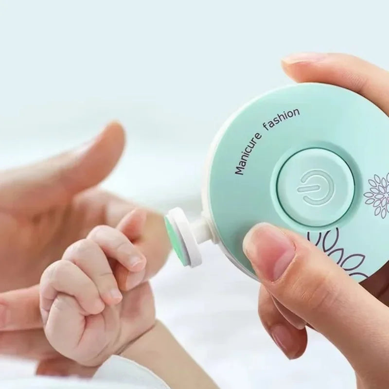 Avelena | Elektrischer Baby-Nageltrimmer, Säuglings-Maniküre-Werkzeug, Kinder-Nagelpolierwerkzeug, Neugeborenen-Hygieneset mit Nagelknipser