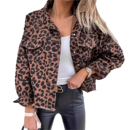 Avelena | Bequeme schicke Leopardenjacke