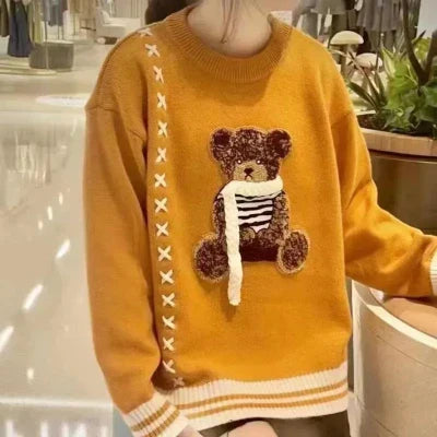 Avelena | Damen Sweatshirt Cosy Bear