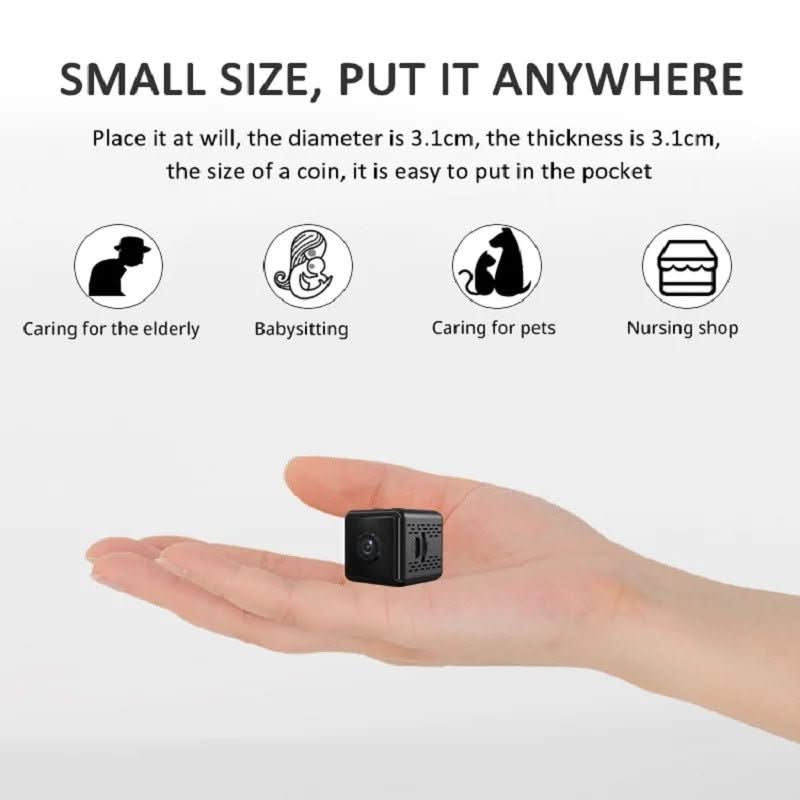 Avelena | Drahtlose 1080P Mini-Sicherheitskamera mit App-Steuerung