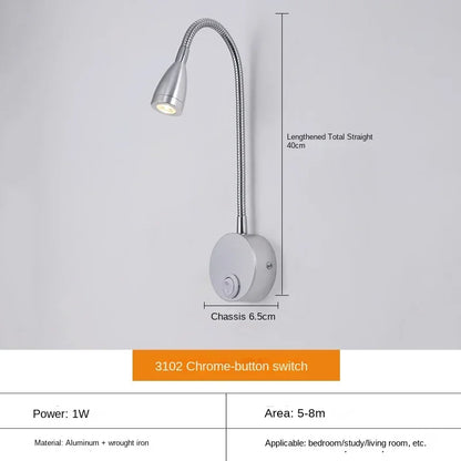 Avelena | Vielseitige LED-Wandlampe: Modern, Flexibel, Perfekt zum Lesen am Bett