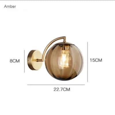 Avelena | Bunte Glas Moderne Wandleuchte