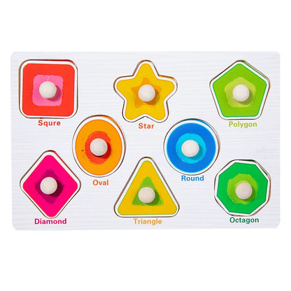 Avelena | Montessori Baum Puzzle Griffe Brett Spielsachen