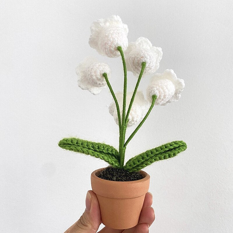 Avelena | Handgefertigte Häkelblumentopfdekoration
