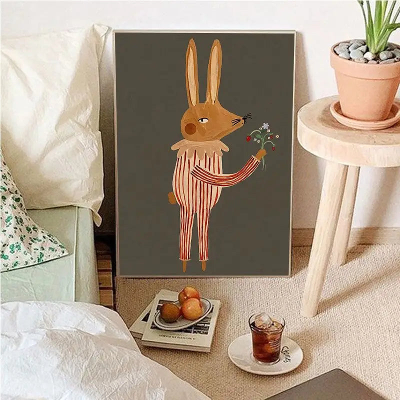 Avelena | Vintage Cartoon Leinwandkunst