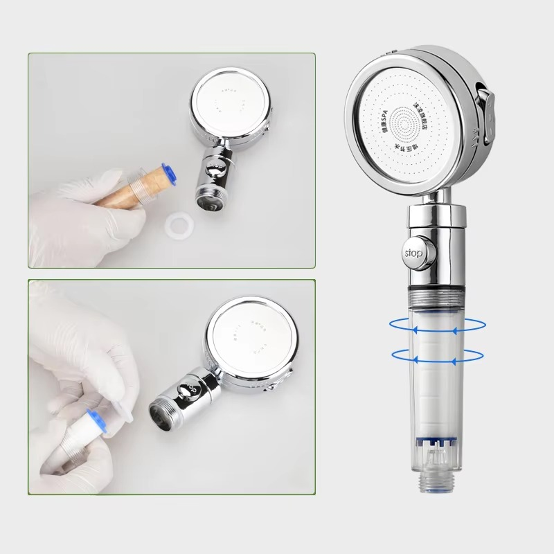 Avelena | Duschkopf Filterpatrone Ersatz für Chlor, Fluorid und hartes Wasser