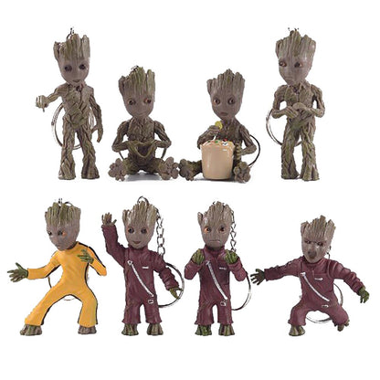 Avelena | Cartoon Groot Miniaturfigur: Verspielte Bürodekoration
