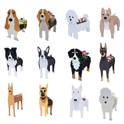 Avelena | Blumentopf - Pawsome - Hund Pflanzenbehälter - Verschiedene Rassen