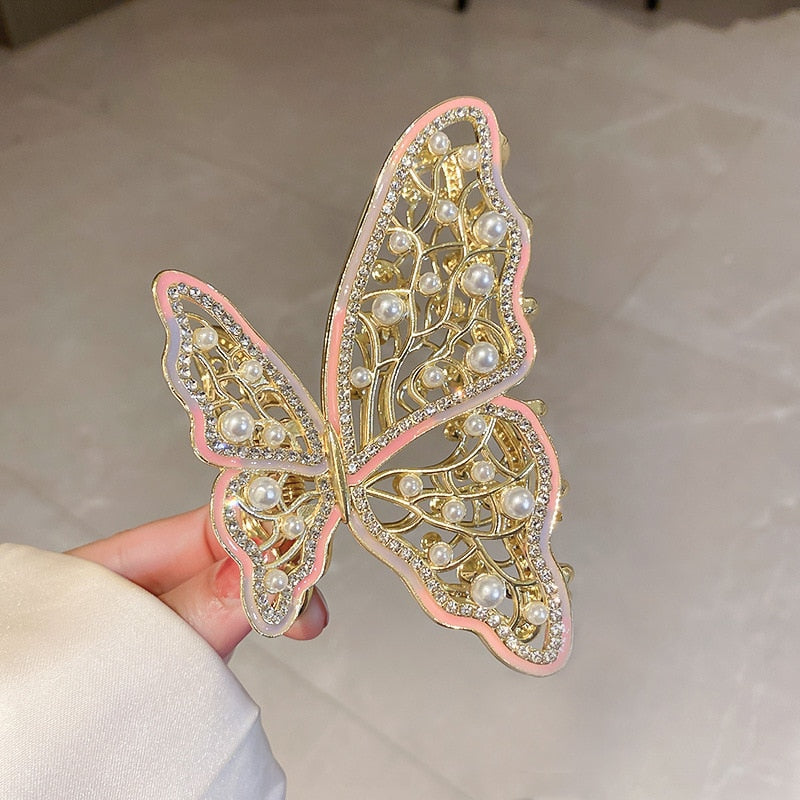 Avelena | Korea Perle Strass Haarnadel
