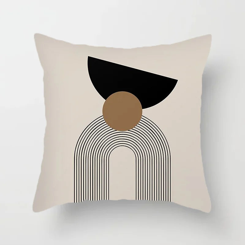 Avelena | Moderne Kunst Abstraktes Muster Dekokissenbezüge Kreative Linien Sofa Stuhl Kissenbezüge Wurfkissenbezüge Home Office Dekor