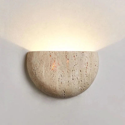 Avelena | Stein Wandlampe – Retro Wabi-Sabi LED Licht