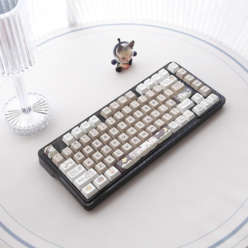 Avelena | Graue Maus Cartoon Kirsch Tastaturtasten