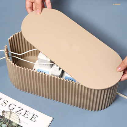 Avelena | Design Aufbewahrungsbox Organizer für Kabel, Adapter und Steckdosenleisten