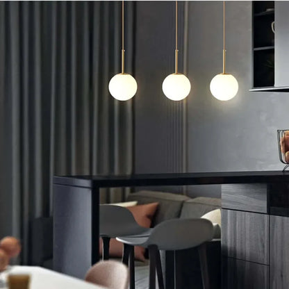 Avelena | Mid-Century Modern Glas Ball Pendelleuchte