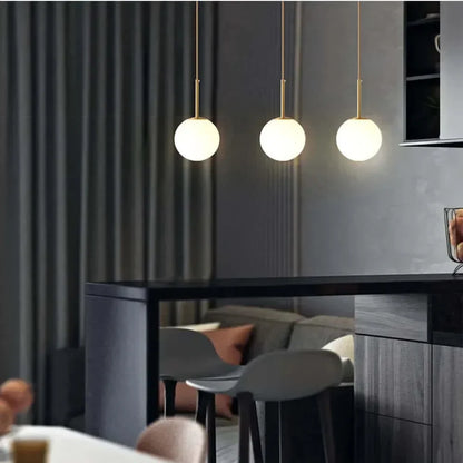 Avelena | Mid-Century Modern Glas Ball Pendelleuchte