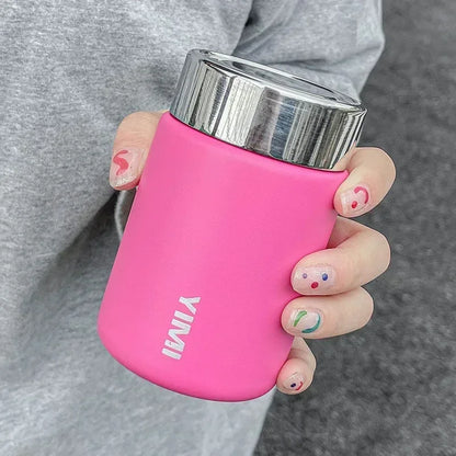 Avelena | 230ml Mini 316 Edelstahl Tragbare Thermoskanne - Taschen-Vakuumflasche
