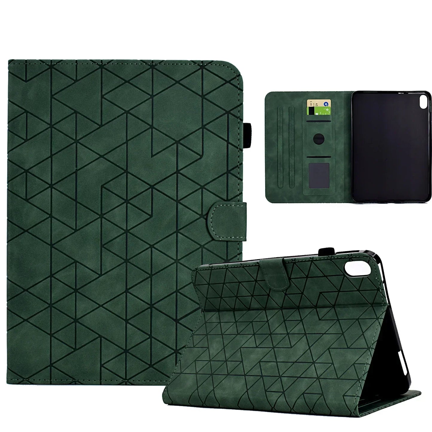 Avelena | Flip Leder Wallet Case für Ipad 10. Generation 2022 10,9, Ipad Air 5/4, Pro 11, Mini 6 Kartensteckplätze, Stoßfest, Fallschutz Tablet Hülle