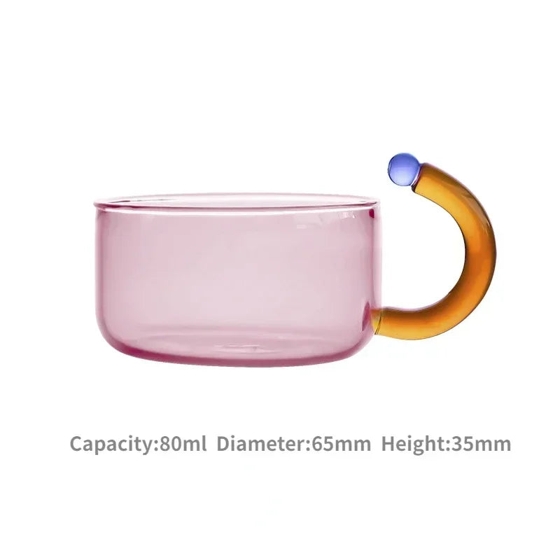 Avelena | Vintage Bunte Glas Teekanne