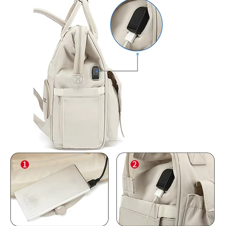 Avelena | Baby Wickelrucksack mit Kinderwagenhaken, wasserdichte Reisemuttertasche für Everyday Essentials