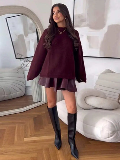 Avelena | Chic Strickpullover für Damen mit Rundhalsausschnitt