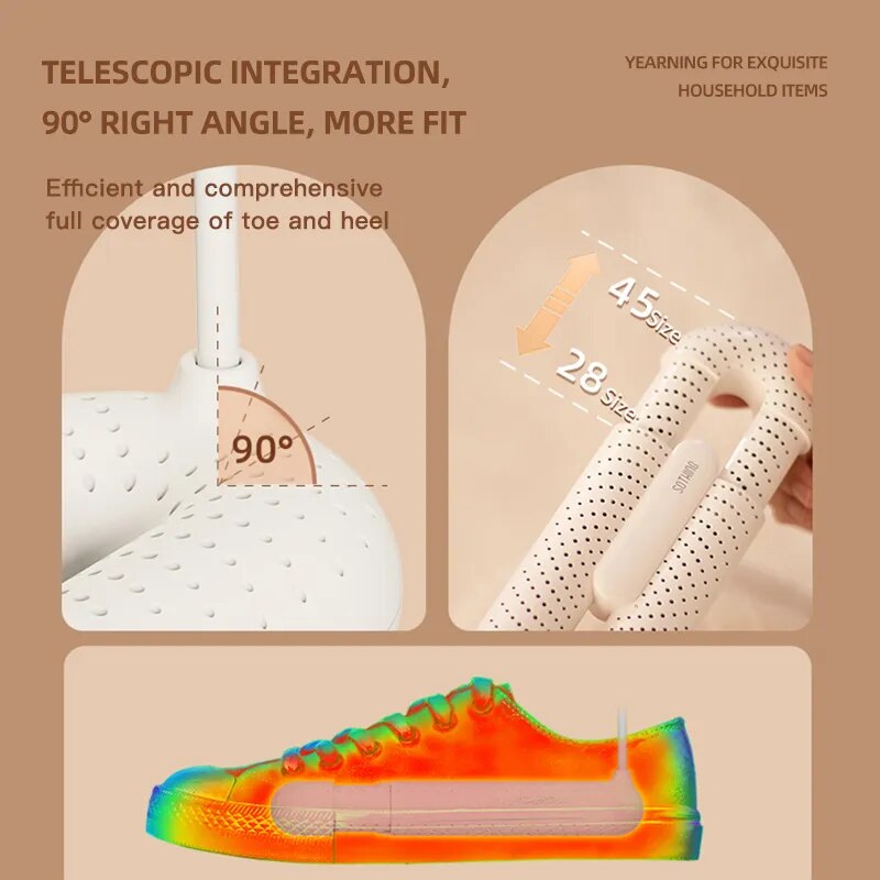 Avelena | Dehnbare tragbare elektrische Sterilisationsschuh-Trockner