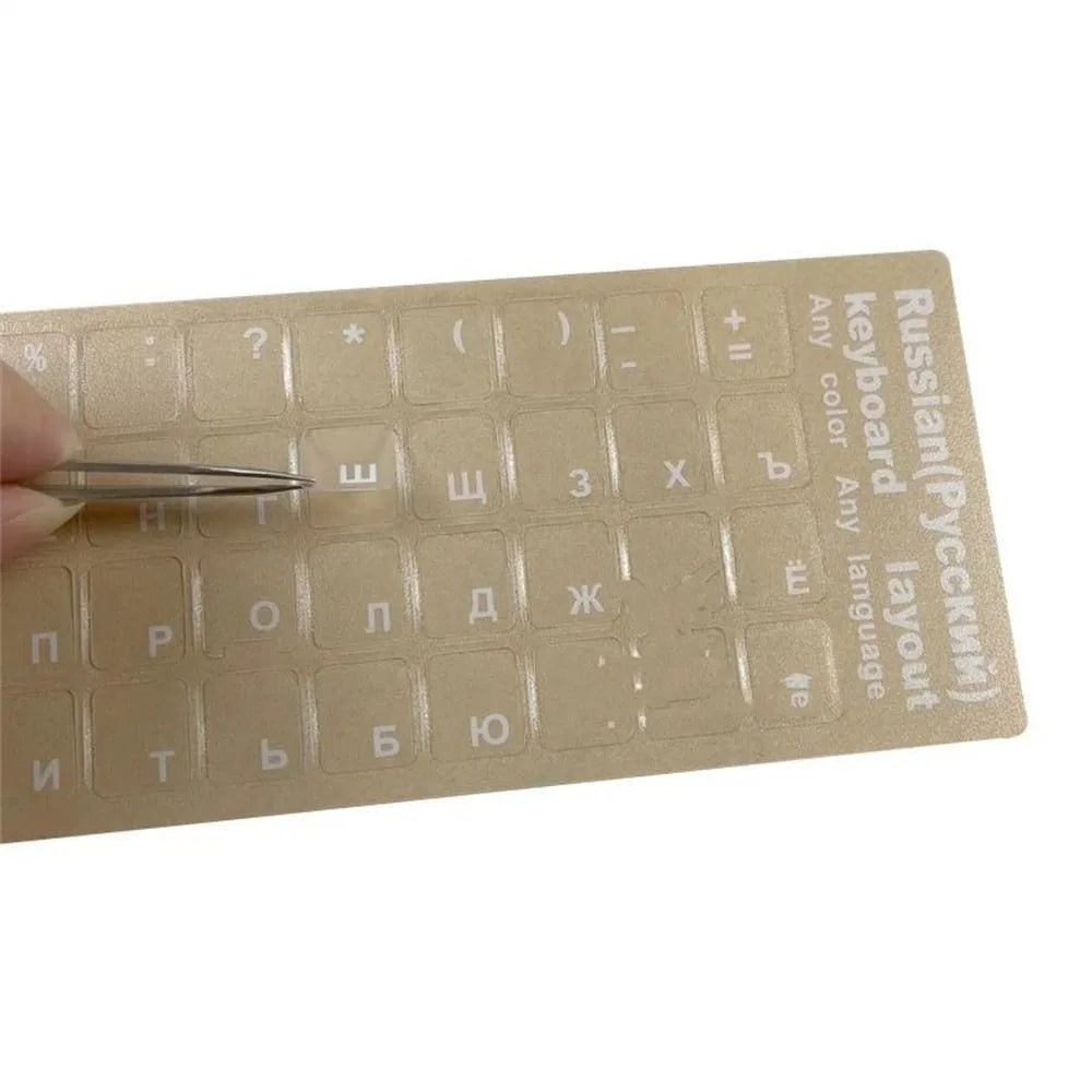 Avelena | Mehrsprachige Durchsichtige Tastatur Aufkleber