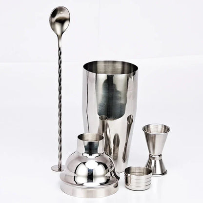 Avelena | 550 ml/750 ml Edelstahl Cocktail Shaker Mixer Trinken Barkeeper Set Bars Set Werkzeuge Mit Wein Regal Ständer Werkzeug für Geburtstag Geschenk